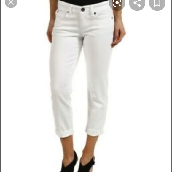 Calvin Klein skinny crop white jeans NWT - Picture 1 of 8